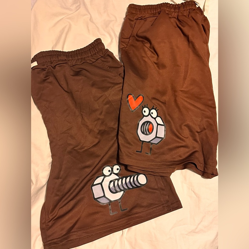 Couples shorts.